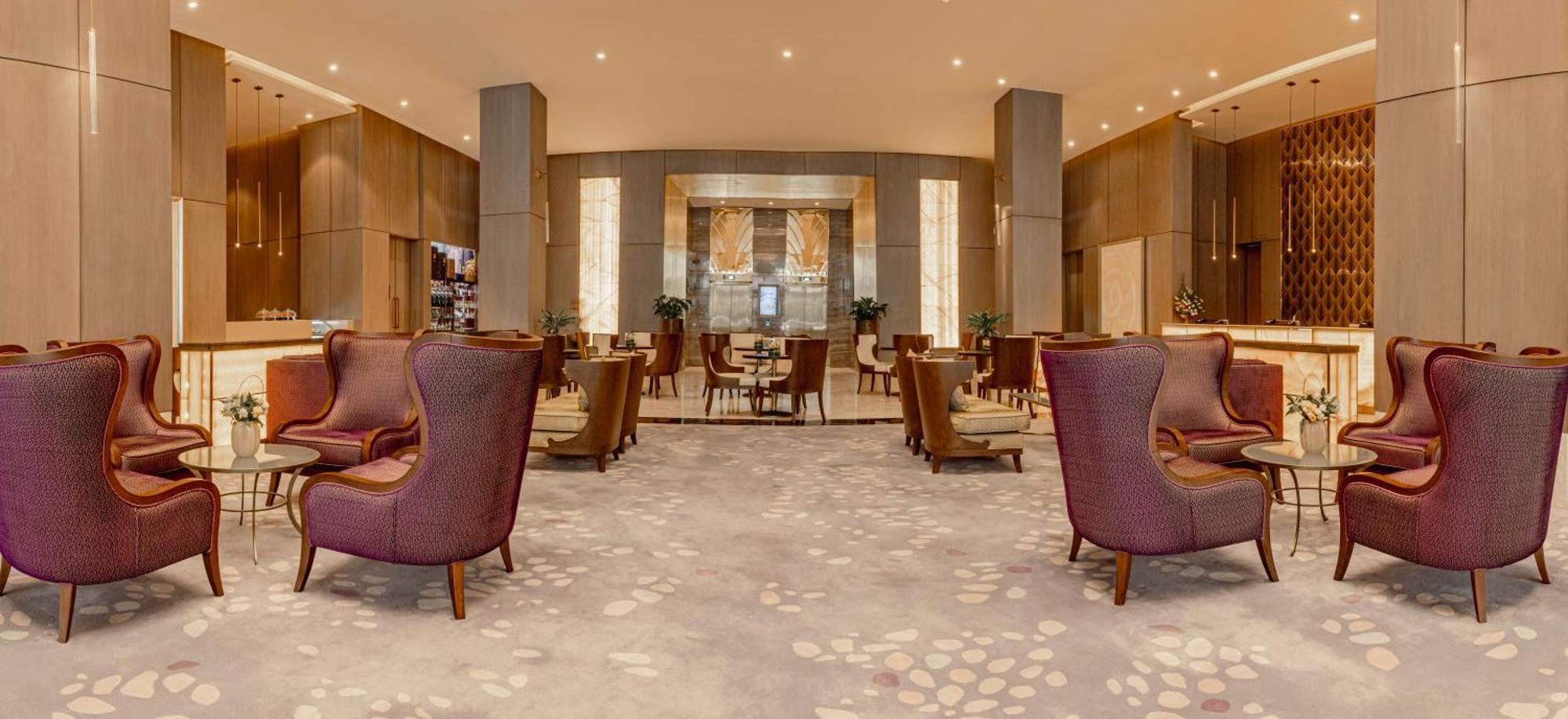 Khalidia Palace Hotel Dubai By Mourouj Gloria Eksteriør bilde The lobby of the hotel